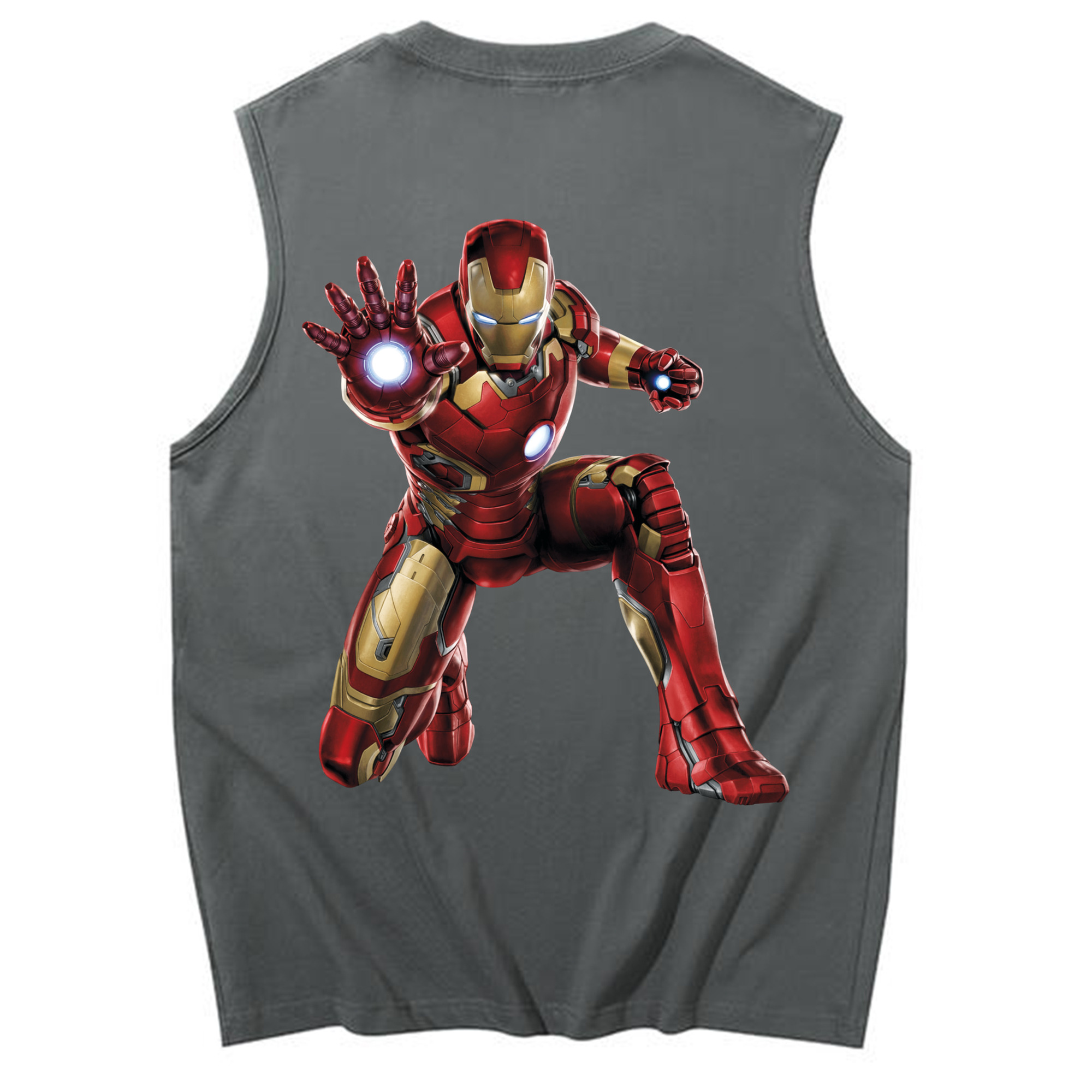 （画像用） アベンジャーズ The Avengers コットン100％タンクトップ（背面プリント）